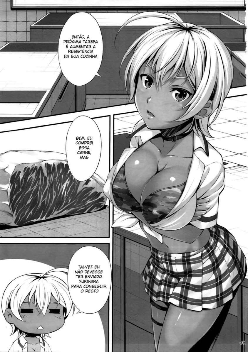 (C88) [Hyakuitishiki (Kurakino Issiki)] Namaniku Full Course (Shokugeki no Soma) [Portuguese-BR]