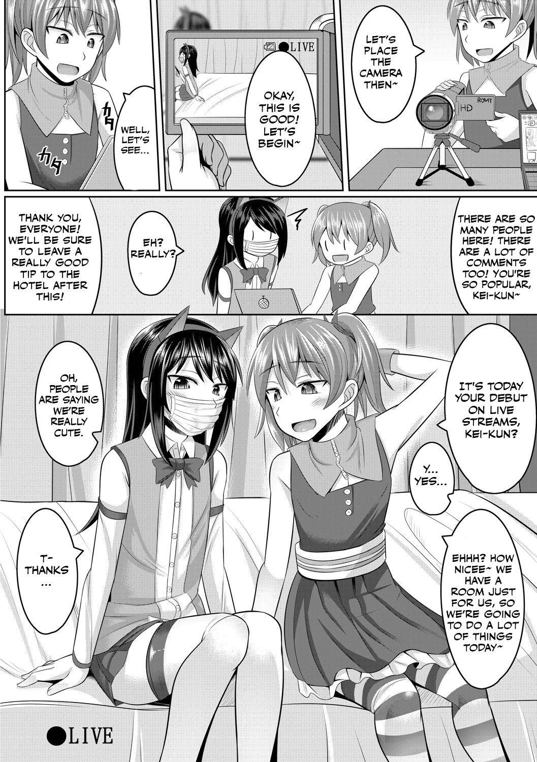 [Kanimaru] Cosplay Otokonoko-tachi ~ Ushiro no Ana ni Iretai Kankei Ch. 1 Mio-chan no Josou Cos H Haishin Beya [English] [Otokonoko Scans]