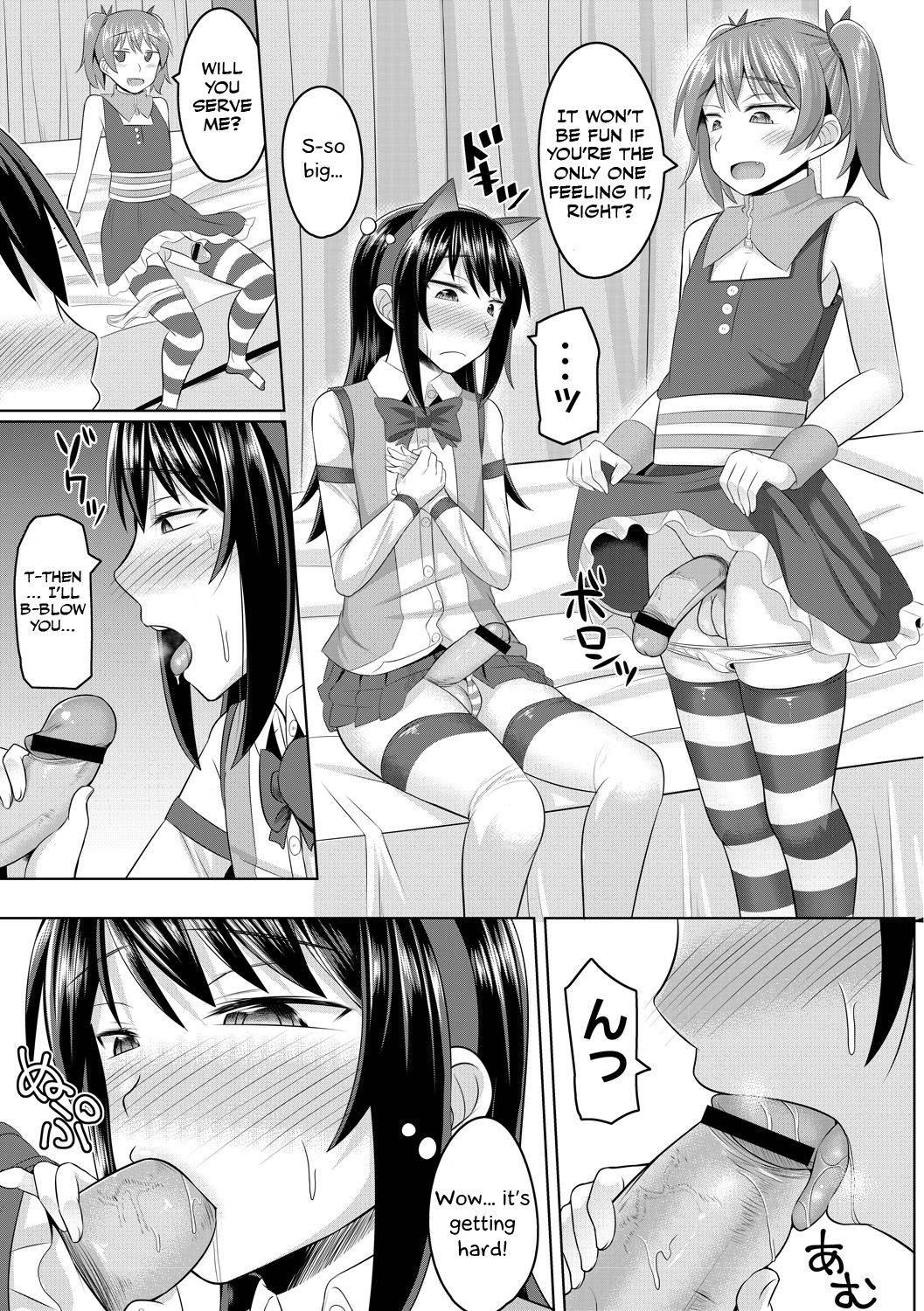 [Kanimaru] Cosplay Otokonoko-tachi ~ Ushiro no Ana ni Iretai Kankei Ch. 1 Mio-chan no Josou Cos H Haishin Beya [English] [Otokonoko Scans]