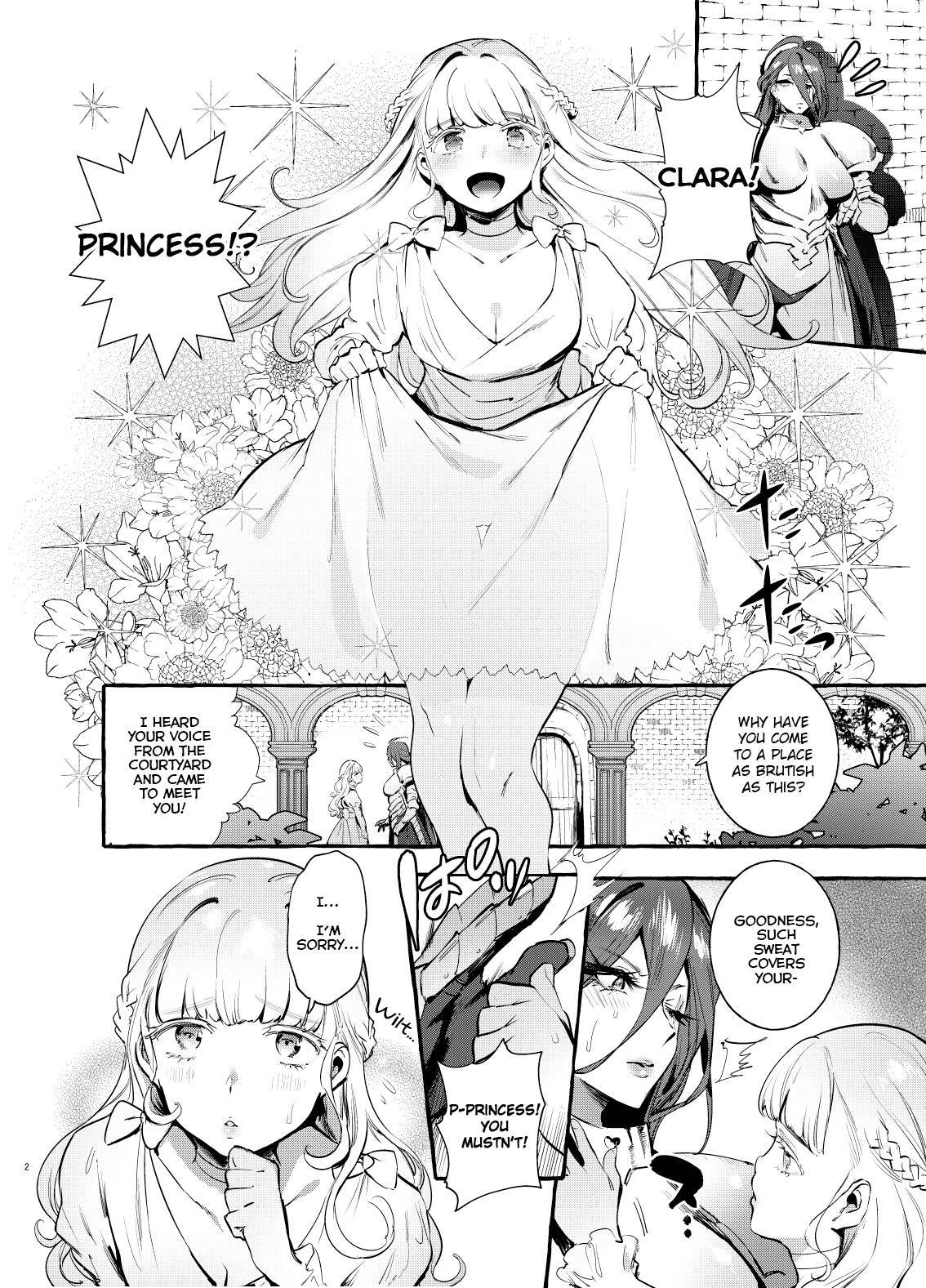 [Hibon (Itami)] Ochinpo Onna Knight to Shojo Hime | The Princess and the Knight of the Dick [English] [Digital]