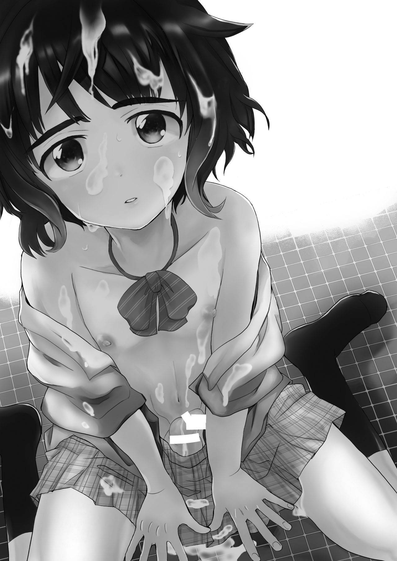 [Kinokko (Taguchi Monyata)] Toilet ni Ittara SeJiru Mamire no Otokonoko ga Taorete Ita no de Toriaezu Irete Mita | When I Went To The Bathroom I Found A Trap Covered In Cum On The Ground So I Thought I'd Try Fucking Him [English] {Doujins.com} [Digital]<s