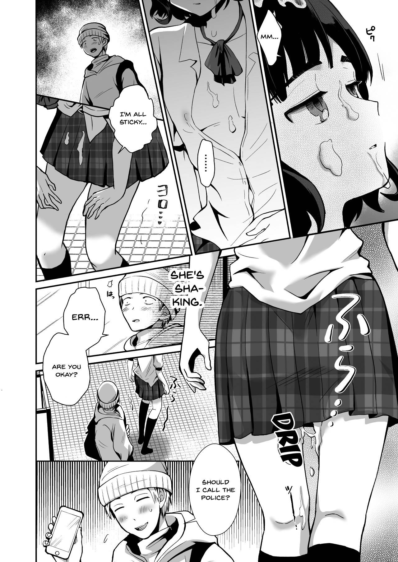 [Kinokko (Taguchi Monyata)] Toilet ni Ittara SeJiru Mamire no Otokonoko ga Taorete Ita no de Toriaezu Irete Mita | When I Went To The Bathroom I Found A Trap Covered In Cum On The Ground So I Thought I'd Try Fucking Him [English] {Doujins.com} [Digital]<s