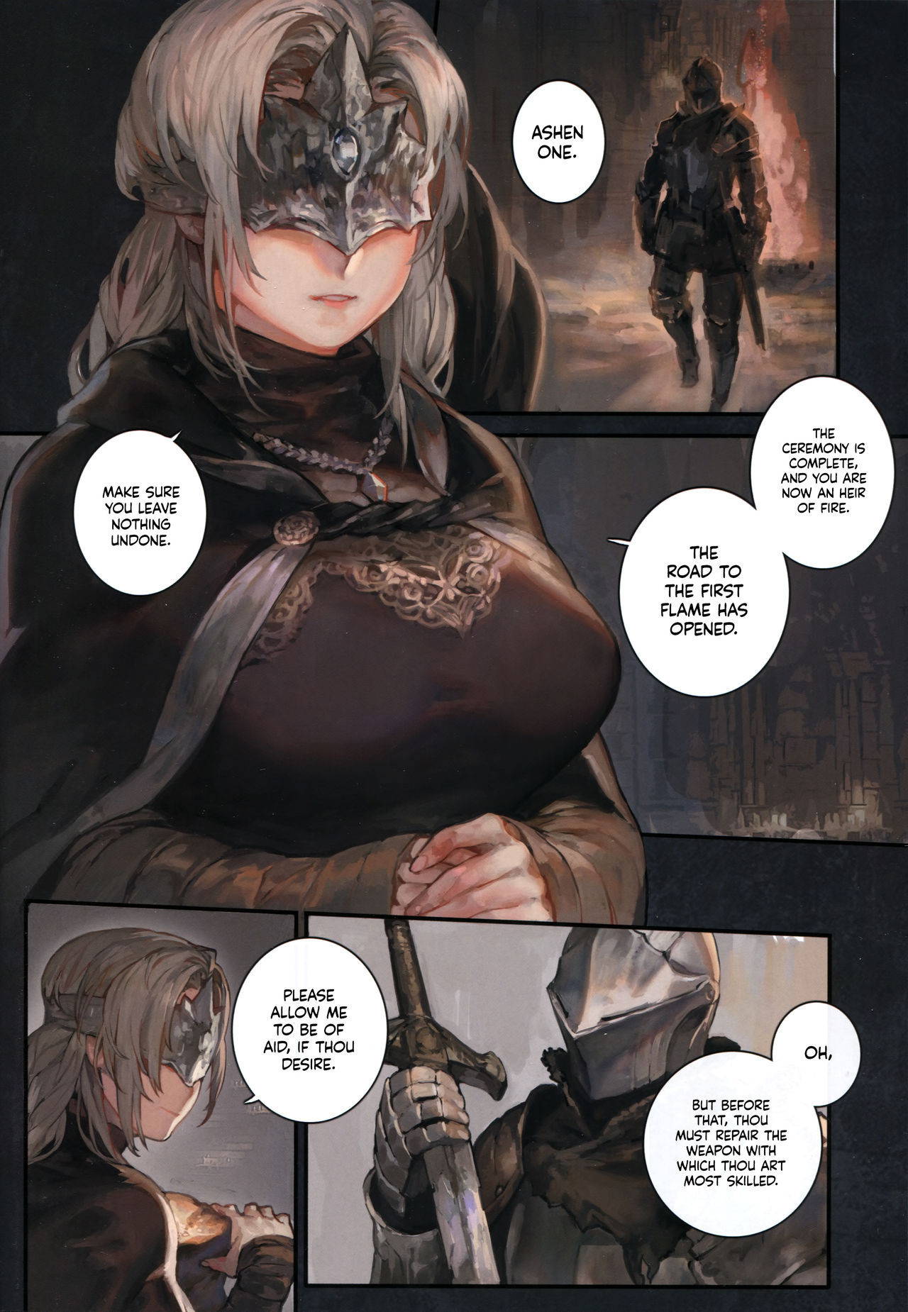 (C94) [Aoin no Junreibi (AOIN)] Dark Desire (DARK SOULS III) [English]