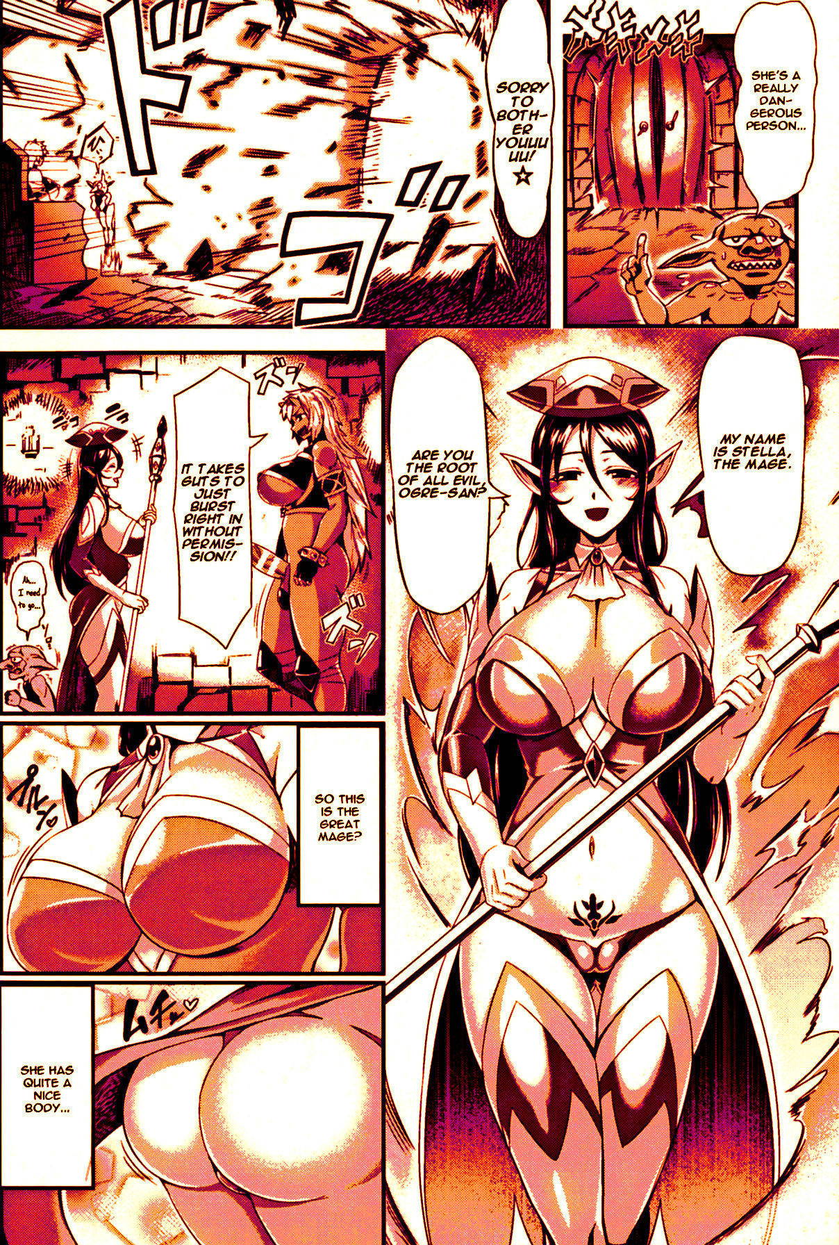 Demonic Futanari Helga ~ Reverse Raped By Mage (colour)