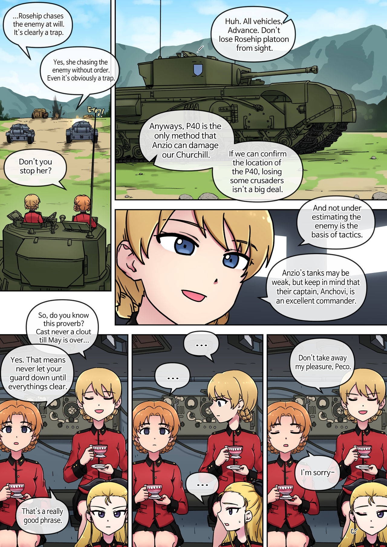 [Mack] Black or White. What's your choice (Girls und Panzer) [English]