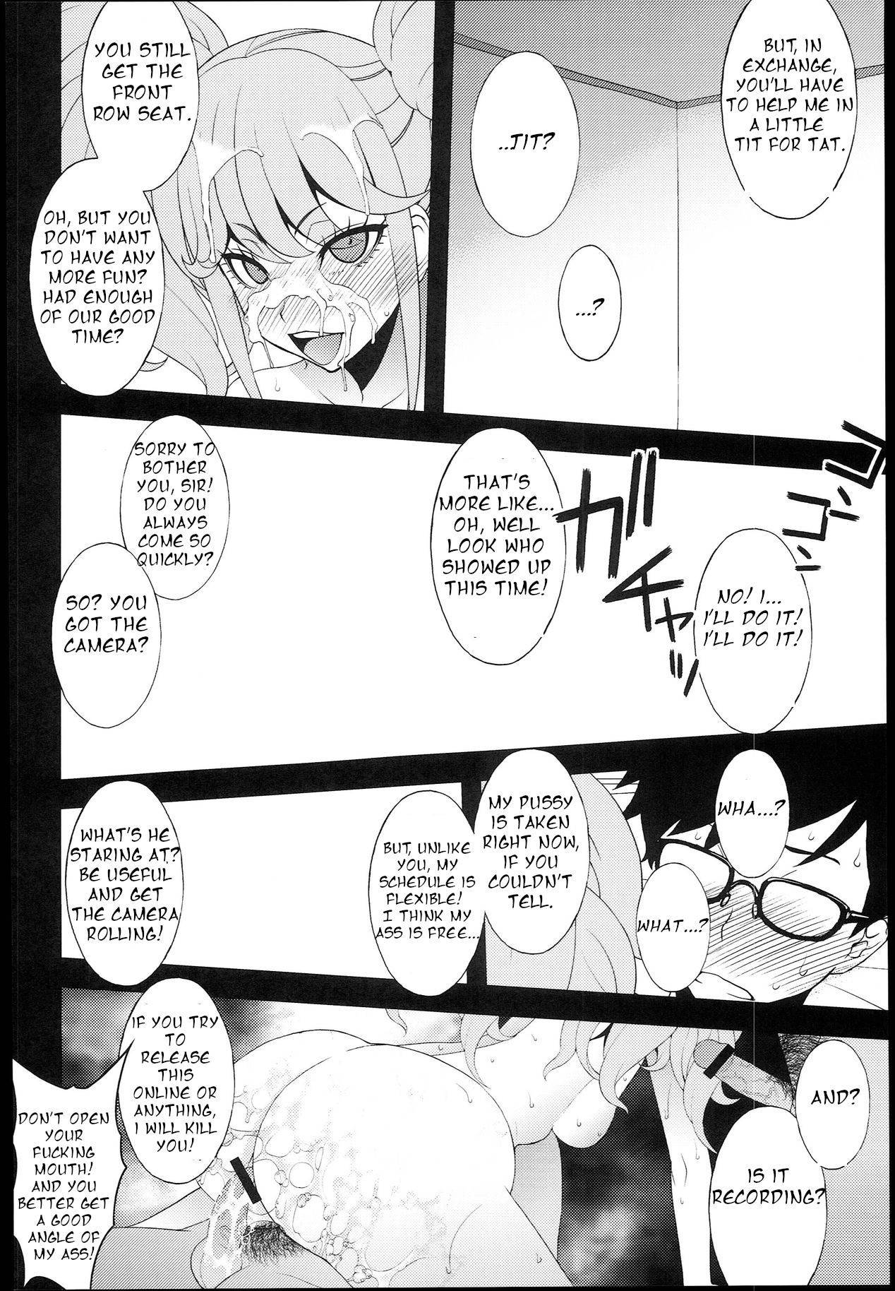 (C84) [Sanazura Doujinshi Hakkoujo (Sanazura Hiroyuki)] Chou Koukoukyuu Chinpo Izonshou Enkou Bitch Enoshima Junko | Super High School Level Penis Addiction Enoshima Junko (Danganronpa) [English] [MitBite]