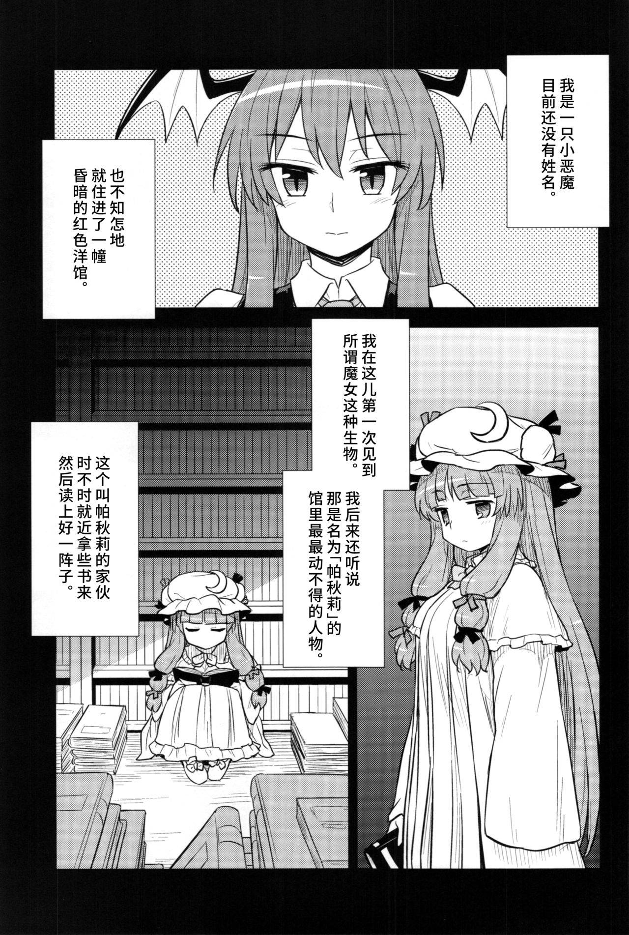 (C88) [110-GROOVE (Itou Yuuji)] Koakuma no Patchouli Kansatsuki (Touhou Project) [Chinese] [彷徨水面个人汉化]