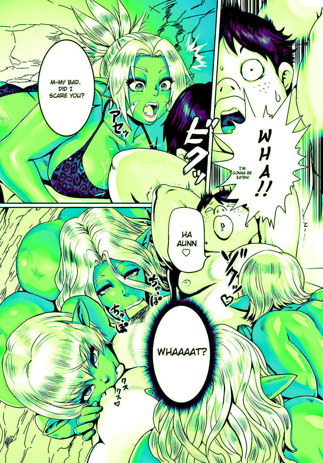 [Odd] Orc Musume wa Ikemen ga Osuki | Orc girls love handsome guys (Green)