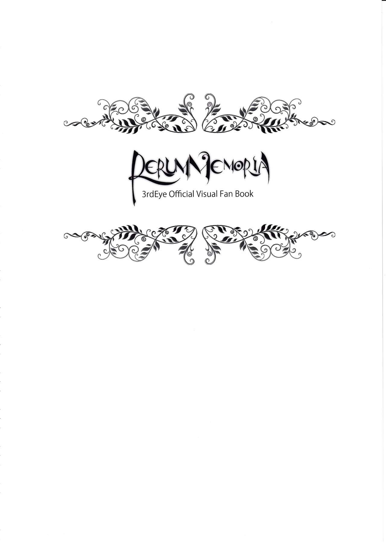 3rdEye Official Visual Fan Book RERUM MEMORIA