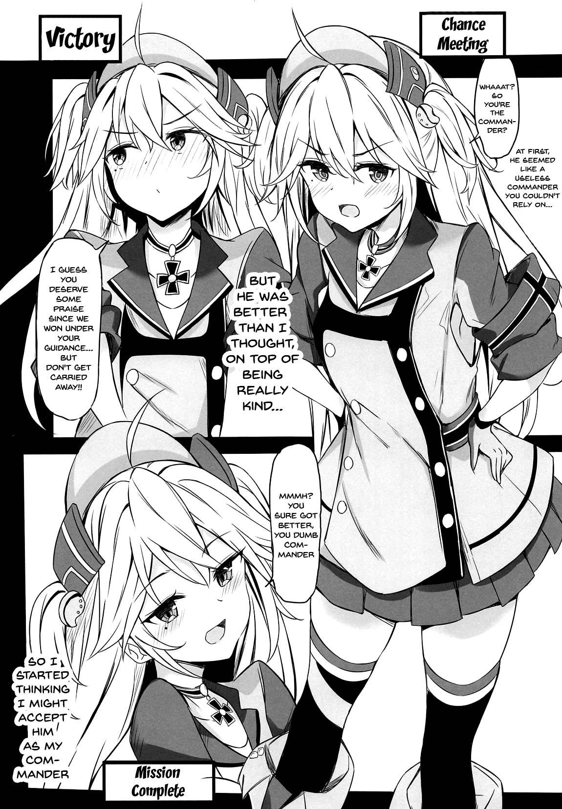 (COMIC1☆14) [Toratepotto (Tetora)] Hipper to H ga Shitai (Azur Lane) [English] [Doujins.com]