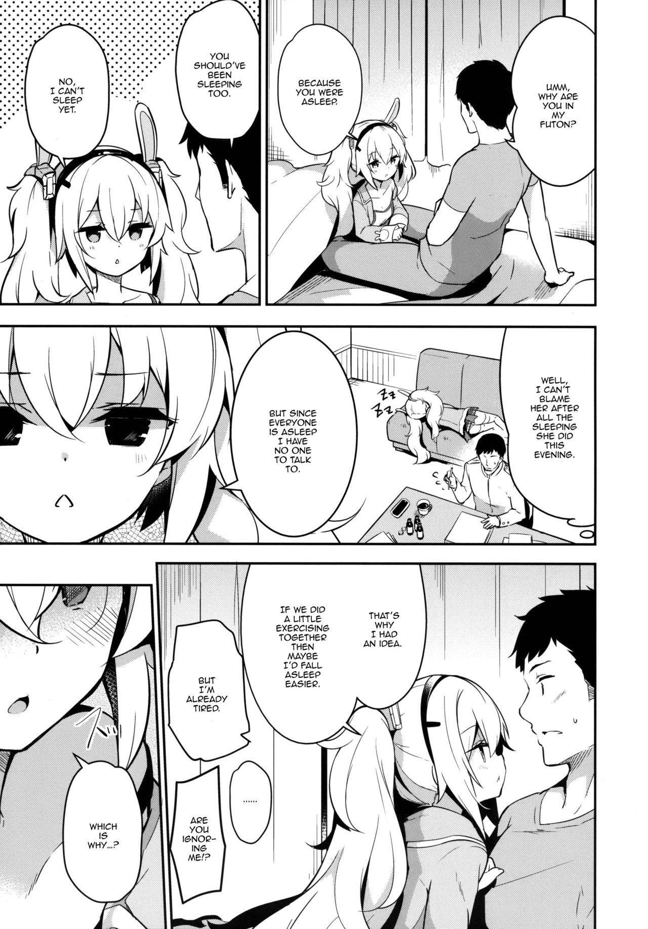 (C94) [circle six (Rokusyou Kokuu)] Nemurenu Laffey no Shitsukekata | Insomniac Laffey's Training Method (Azur Lane) [English] [Doujins.com]