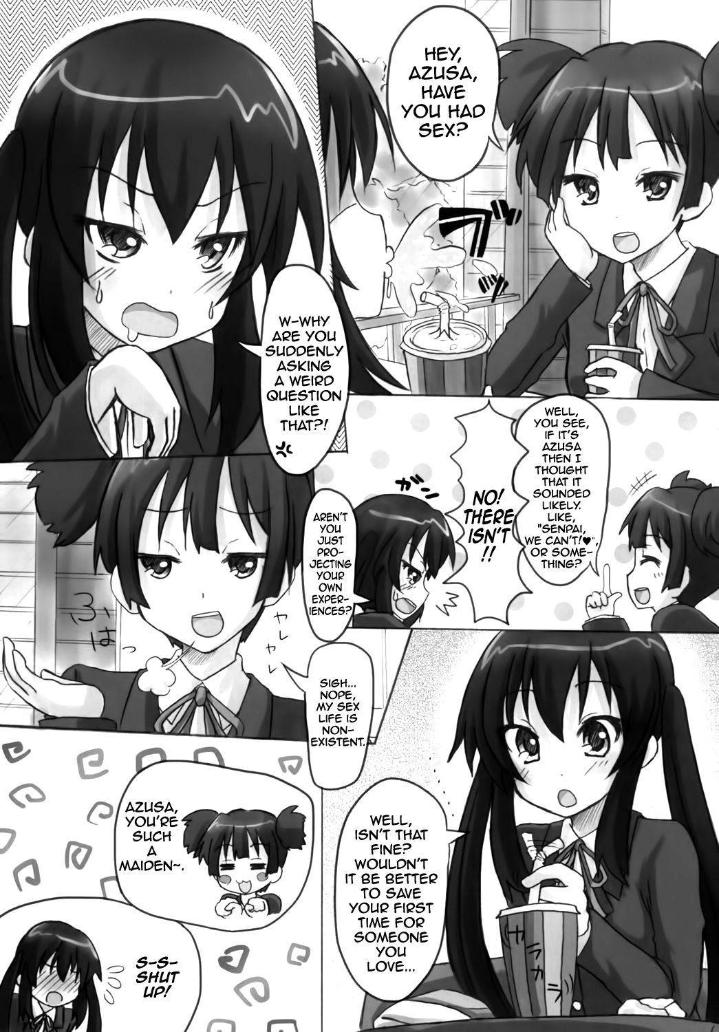 [8chomeno-ohanayasan (Kadomaki Shinnosuke)] Ui-chan LiLy Otome Talk!☆ | Ui-chan's blooming maidenly chat!☆ (K-ON!) [English] [EHCOVE] [Digital]