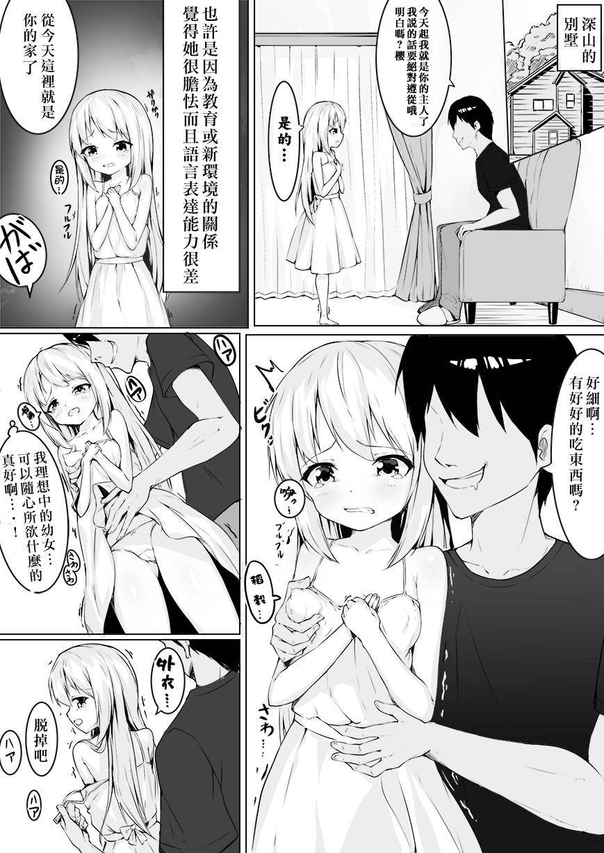 [Straight Lemon Kajuu 100 (Stlemo)] okasu tame ni chiisana shoujo o rakusatsu shite mita [Chinese] [零食汉化组]