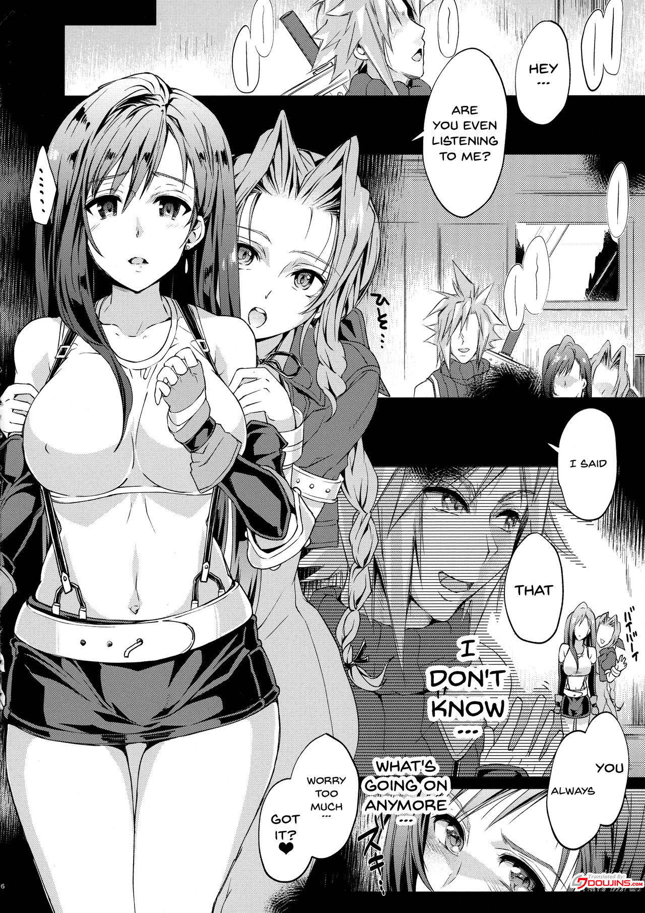 (Futaket 14) [Samurai Ninja GREENTEA (Samurai Ninja GREENTEA)] Futanari Doutei Tifa Go -Kakusei- Inran Mesuchinpo Kairaku Ochi (Final Fantasy VII) [English] [Doujins.com]