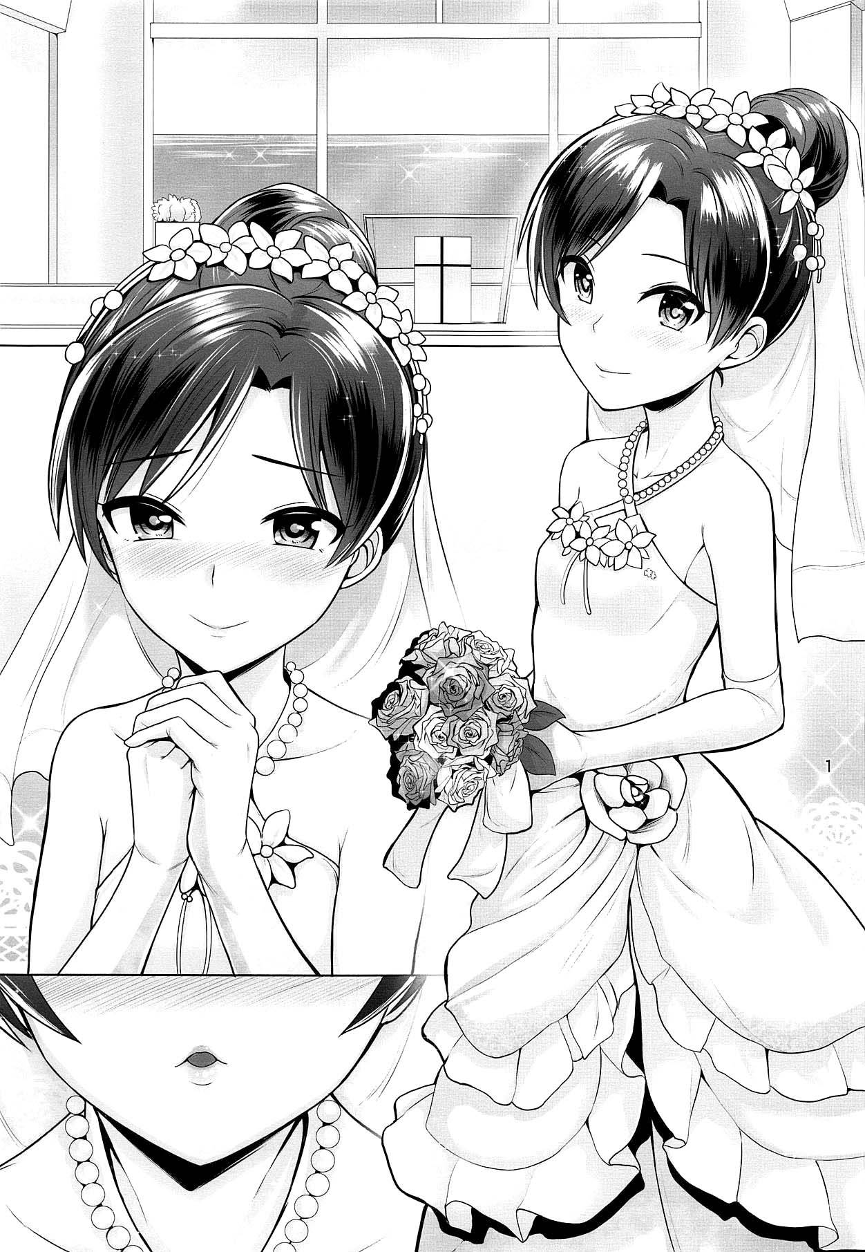 (C94) [Mikandensya (Dan)] Pure bride (THE IDOLM@STER) [English] [Doujins.com]