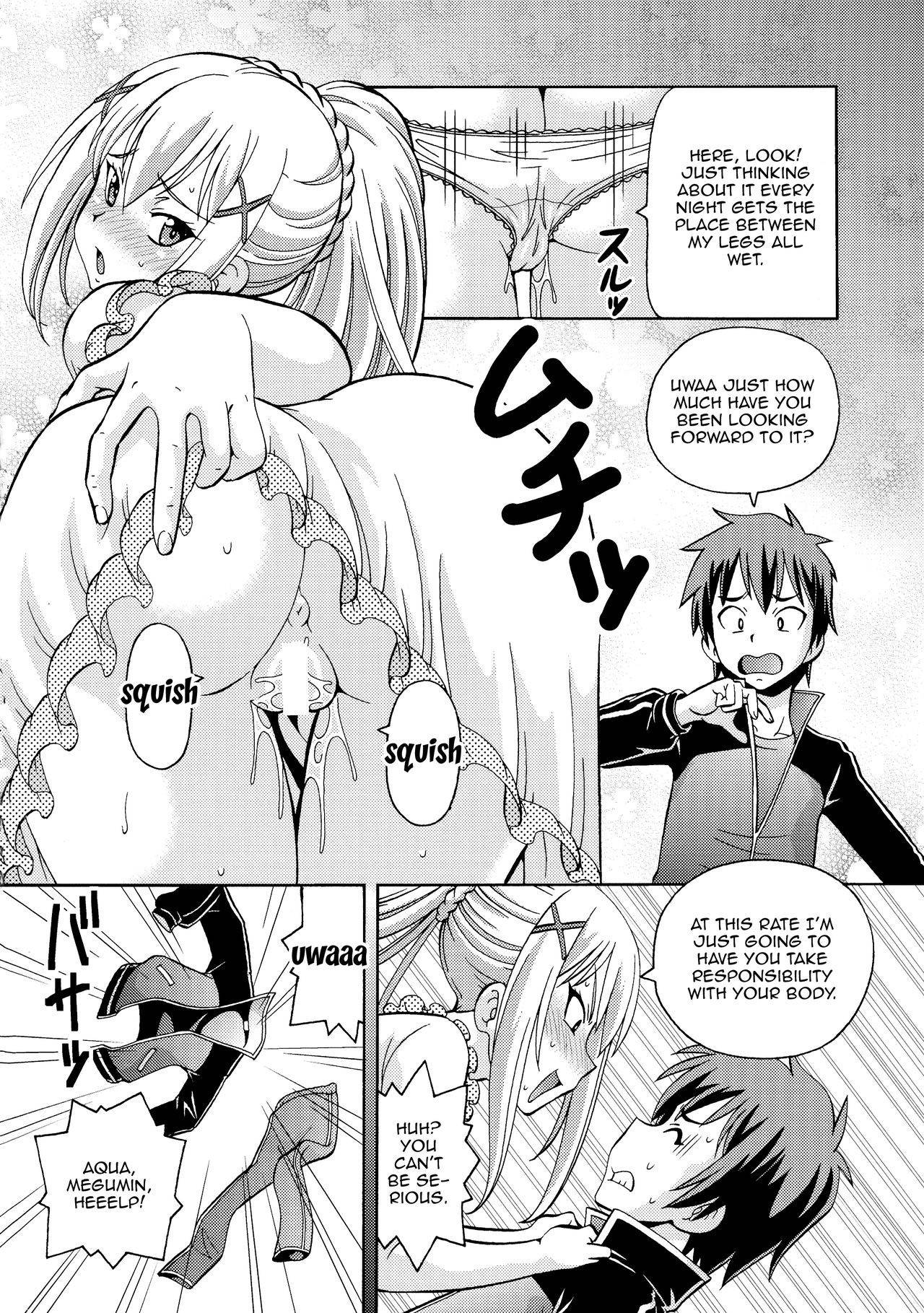 (C93) [Toraya (ITOYOKO)] Ero Subarashii Sekai ni Nakadashi o! 5 Inmu no Kishi (KonoSuba: God's Blessing on This Wonderful World!) [English] [Doujins.com]