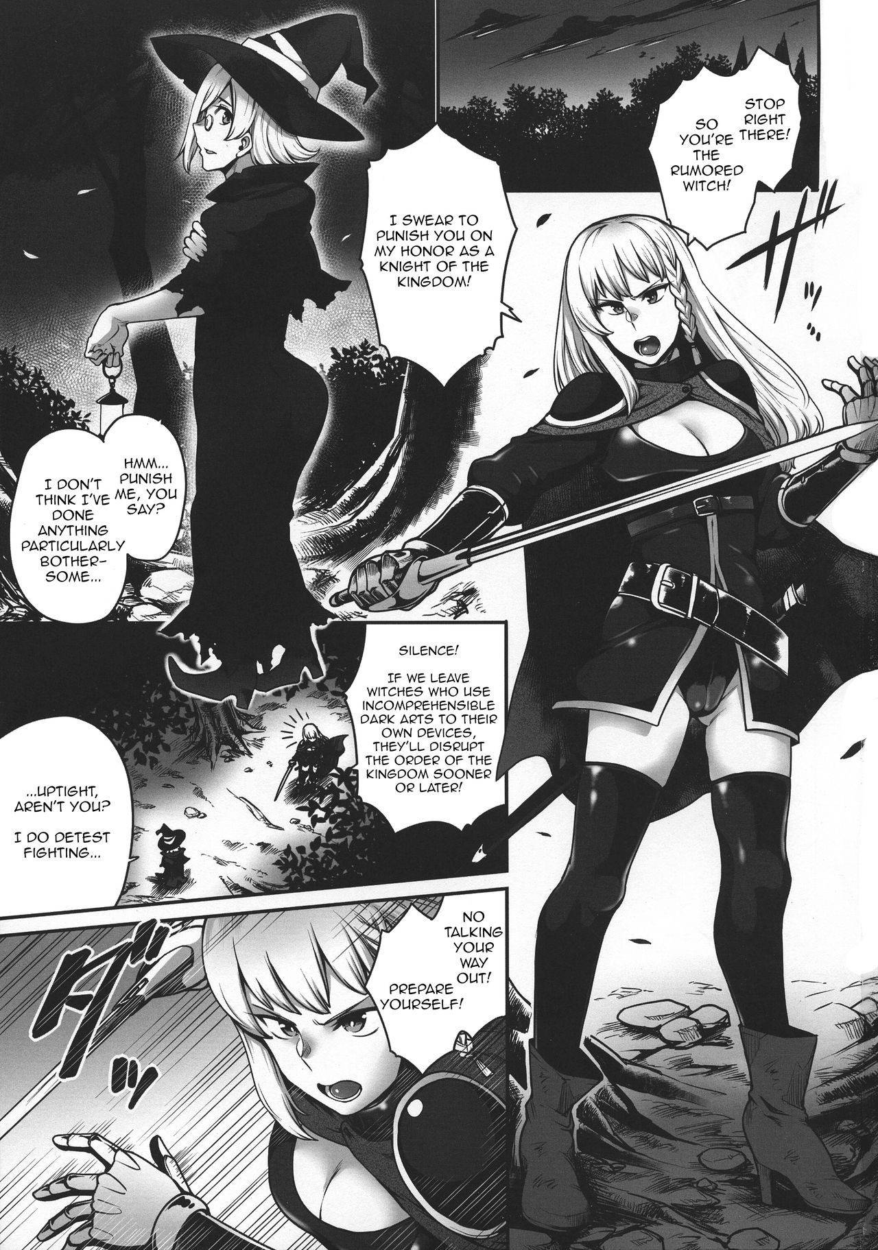 (Futaket 15.5) [Torano Ori (Toritora)] Onna Kishi to Futanari no Noroi | The Lady Knight and the Futanari Curse [English] [Toks]