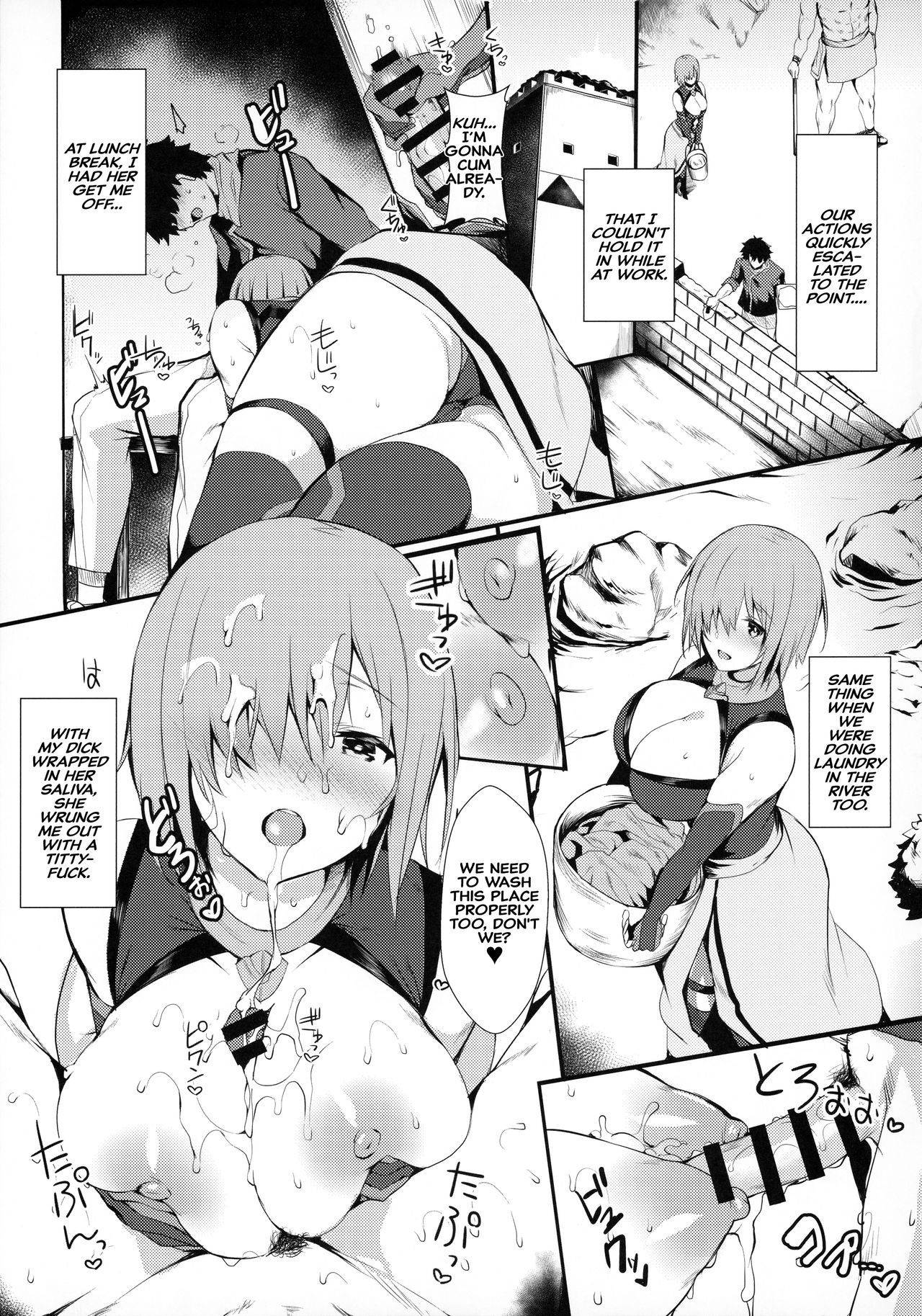 (C97) [Flock Blue (Blue)] Mash to Shitekita Kakushigoto | Secret Activities With Mash (Fate/Grand Order) [English] [Hive-san]