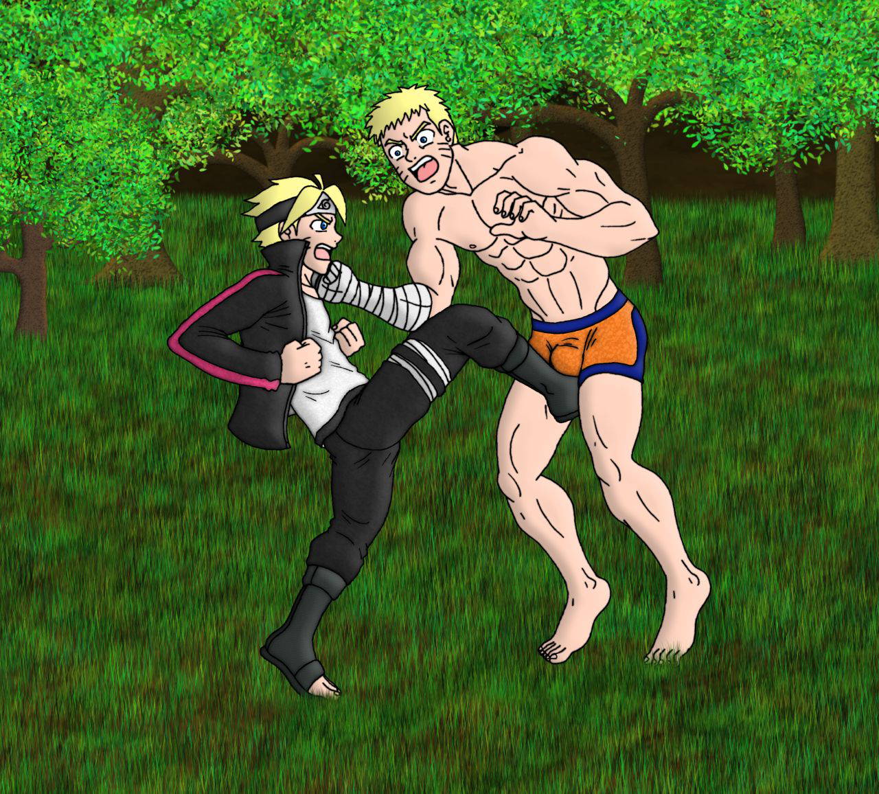 Boruto vs Naruto(Ballbusting)