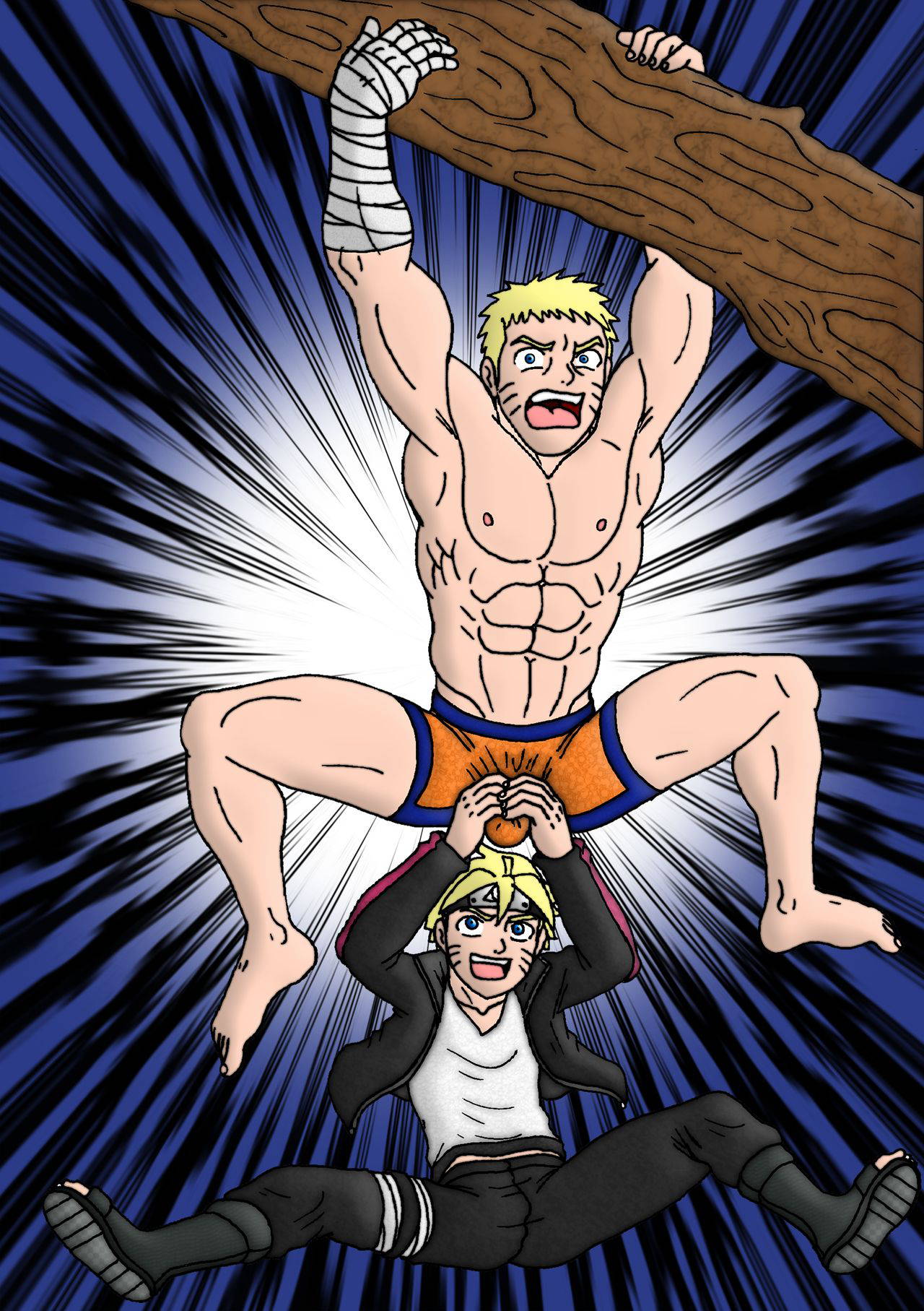 Boruto vs Naruto(Ballbusting)