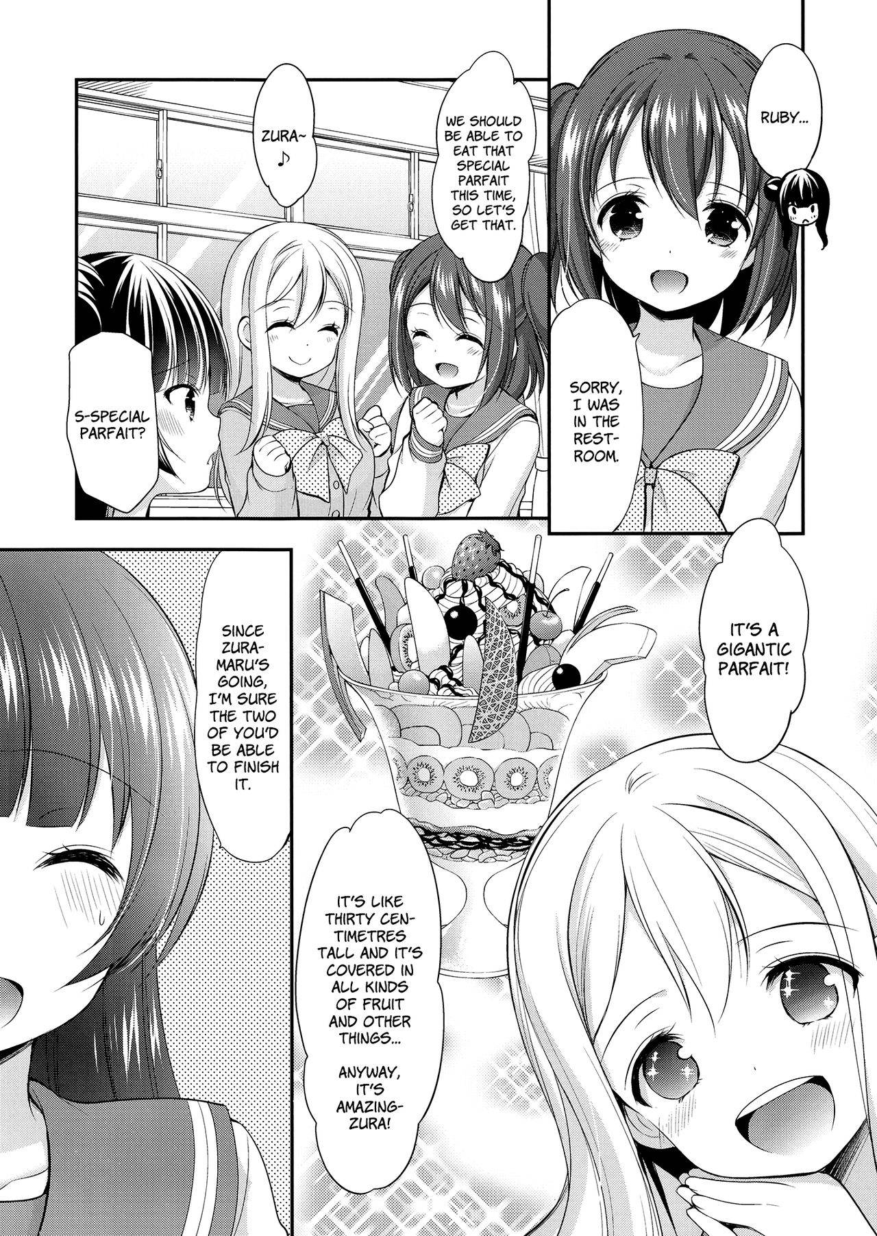 (C91) [Imomuya Honpo - Singleton, Sweet Pea (Azuma Yuki, Ooshima Tomo)] Datenshi Kouryaku Manual | A Manual for Capturing a Fallen Angel (Love Live! Sunshine!!) [English] [Doki Fansubs]