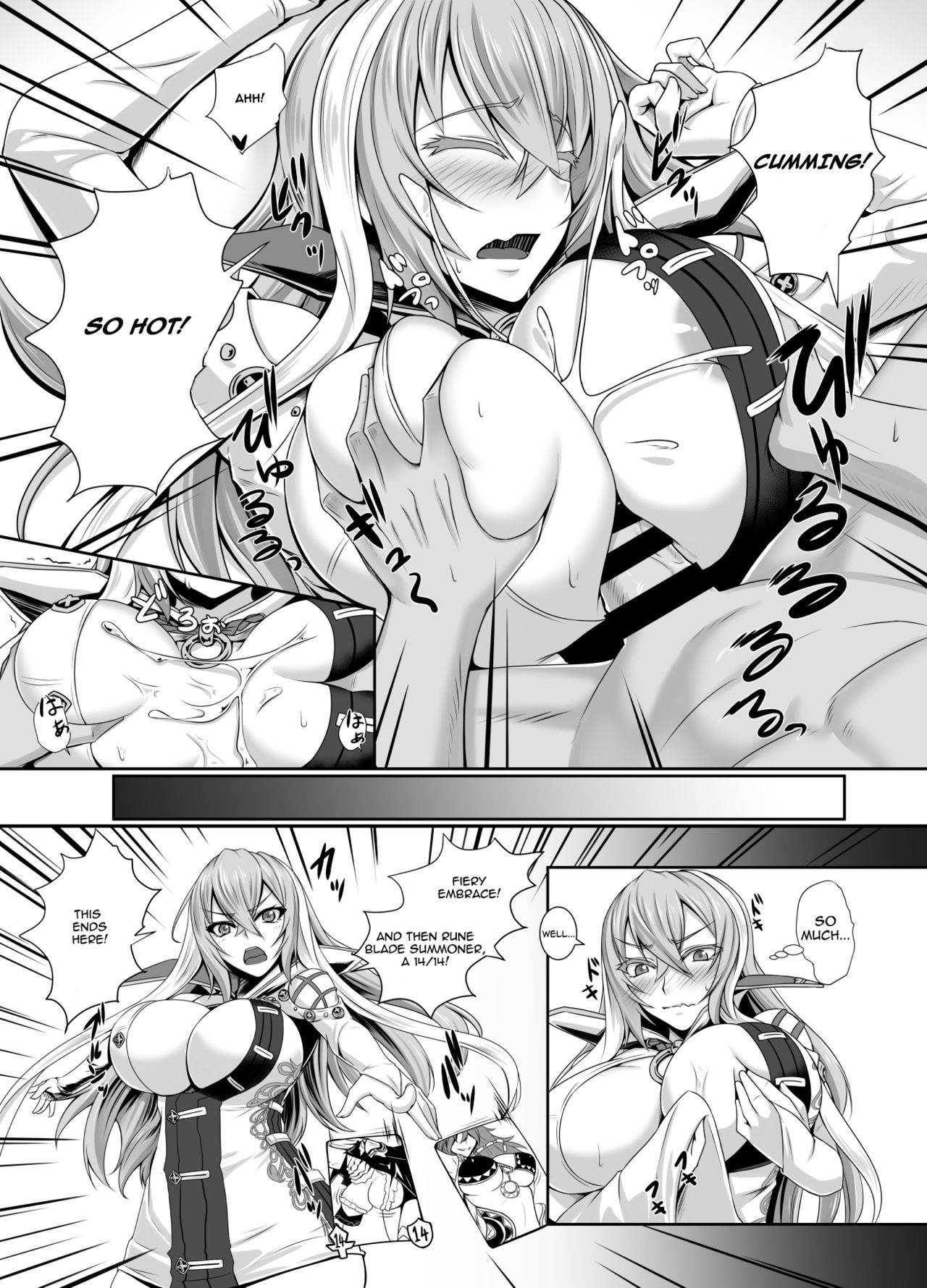 (C91) [Kuroshiro Desire (Akitsuki Karasu)] Karada de 1 Turn Kasegundayoo! | I'll buy a turn with my body! (Shadowverse) {Retypeset} [ENGLISH]