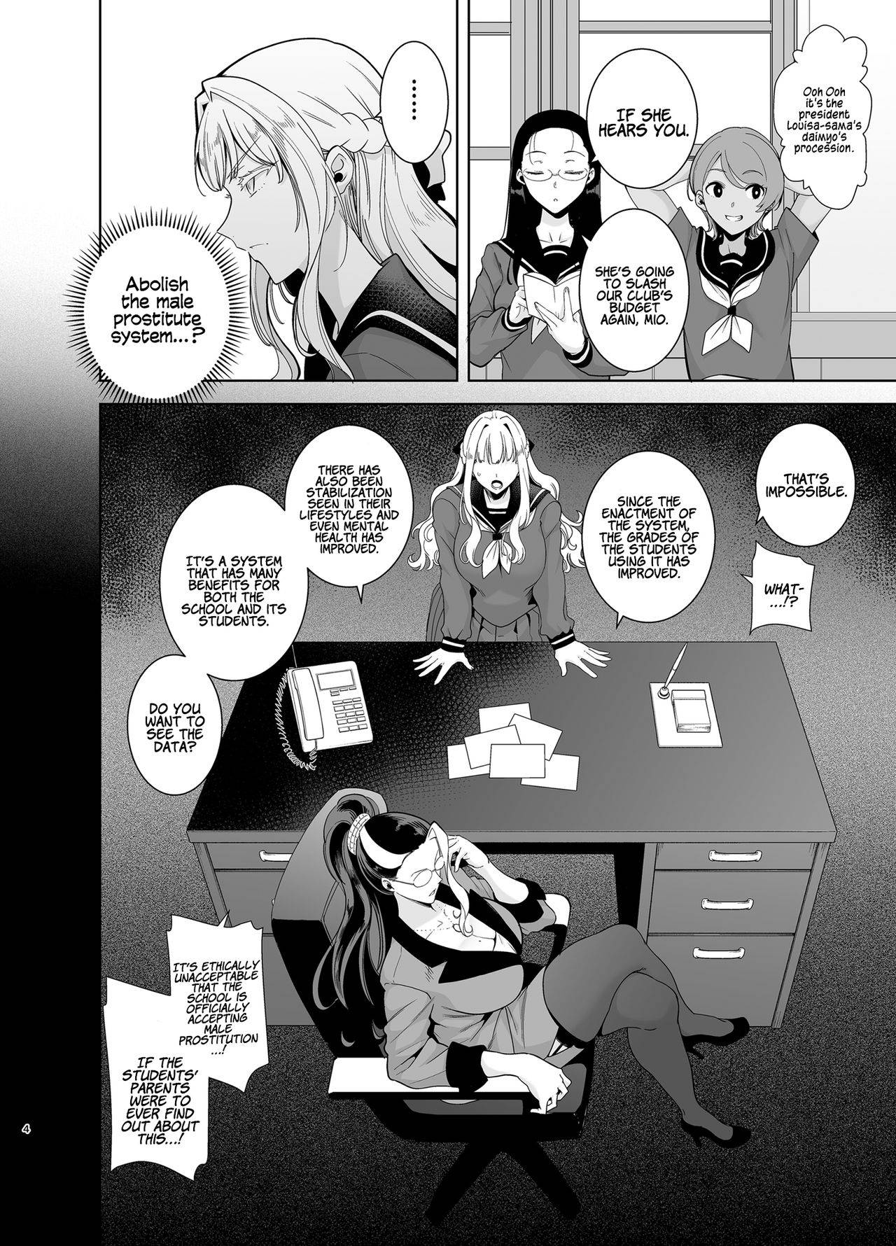 [DOLL PLAY (Kurosu Gatari)] Seika Jogakuin Koutoubu Kounin Sao Oji-san 4 | Seika Girls’ Academy High School’s Official Rod Oji-san 4 [English] [Coffedrug] [Digital]