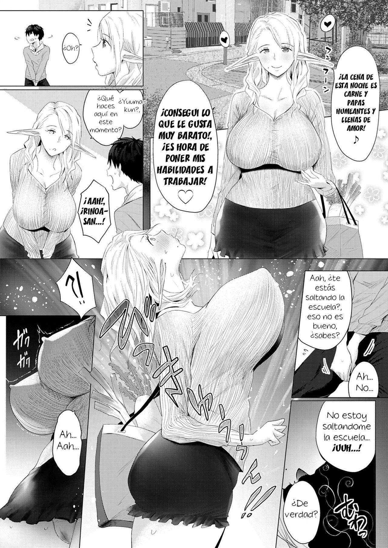 [Buppa Studio (Someoka Yusura)] Orc Chinpo o Te ni Ireta! Elf Oyako o Ore Senyou Nama Onaho ni Shitatta www | ¡Tengo un pene de orco!, así que convertí a una madre e hija elfas en mis agujeros para follar personales Jajaja [Spanish] [El mago de las MILFS]