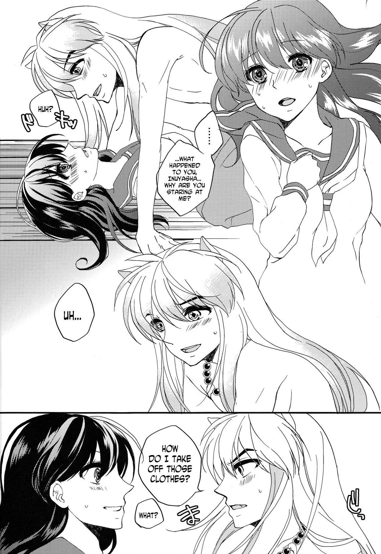 (Rumic Petit Only 2) [akaihoho (Haru)] ♡♡ tte Itte Hoshii no (Inuyasha) [English] [N04h]