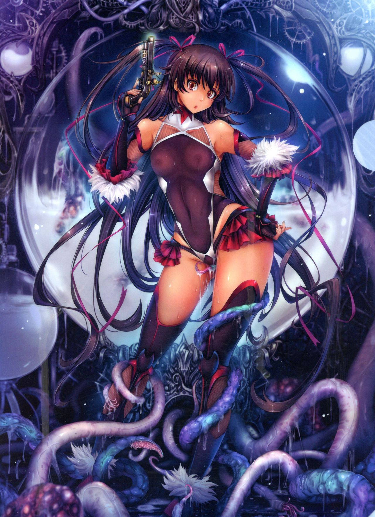 (C96) [Garyuh-Chitai (TANA)] TENTACLES Reisou Taimanin Yukikaze no Koukotsu | TENTACLES Slave Dress Taimanin Yukikaze's Fall to Ecstasy (Taimanin Yukikaze) [English] [I_Leopard]