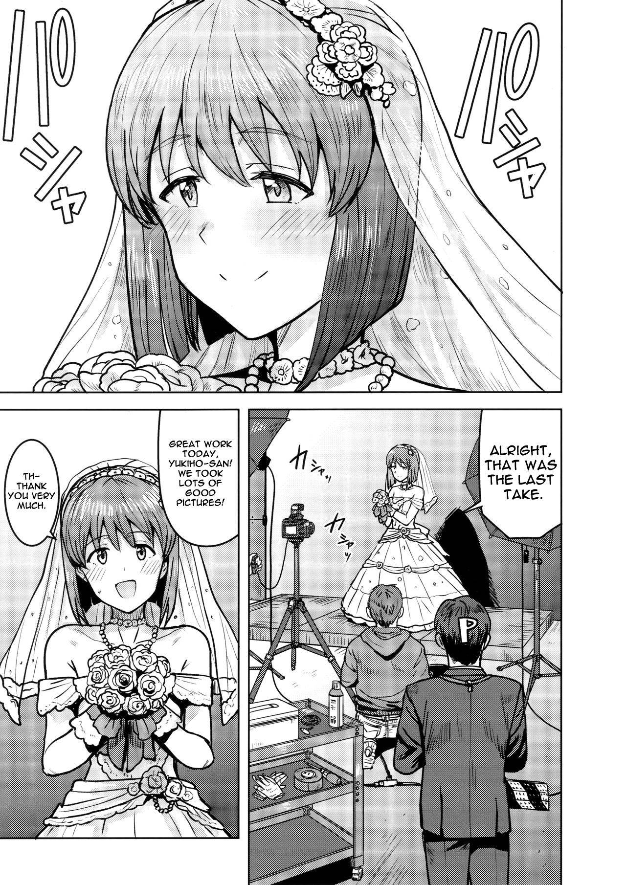 (Utahime Teien 20) [PLANT (Tsurui)] Yukiho to yoru no kekkonshiki | Evening Wedding with Yukiho (THE IDOLM@STER) [English]