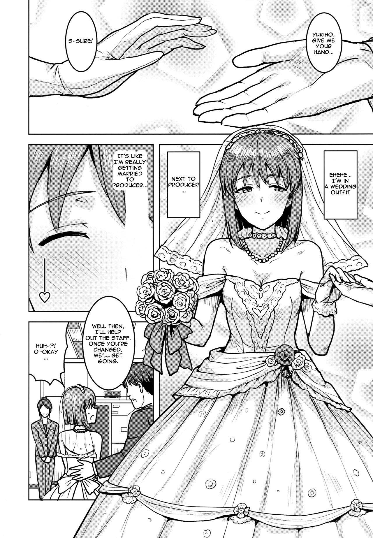 (Utahime Teien 20) [PLANT (Tsurui)] Yukiho to yoru no kekkonshiki | Evening Wedding with Yukiho (THE IDOLM@STER) [English]