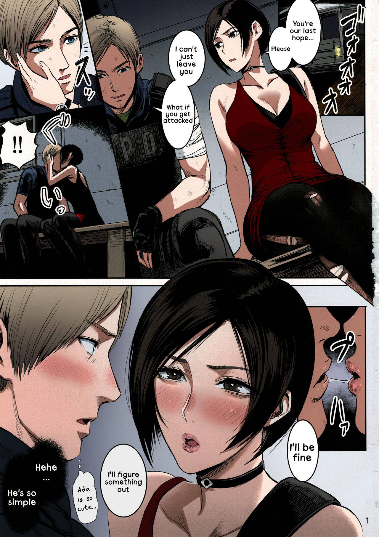 (C96) [Hebitunagary (SGK)] Ada Wong no Irojikake Kanseiban (Resident Evil) [English] [kappasa][Colorized][SPDSD]