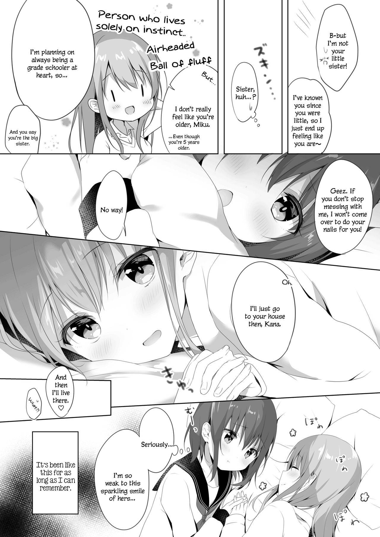 [Lilium Ladies (Amedamacon)] Onee-chan to, Hajimete. | First Time With Sis. (Lady x Lady -Casa Blanca-) [English] [Digital]