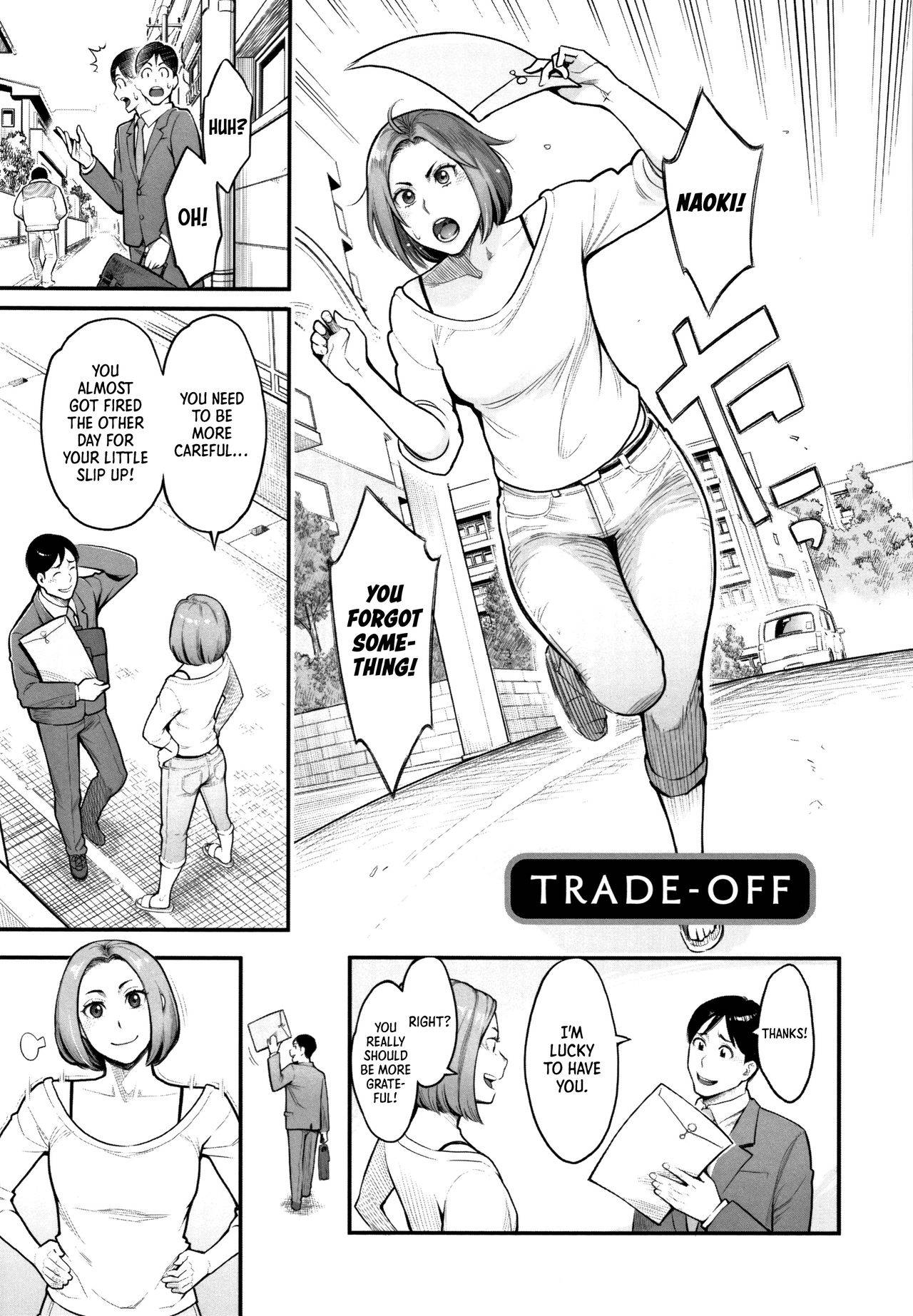 [Mikami Cannon] Trade-Off (Toketa Risei wa Biyaku no Kaori) [English] [Black Paper]