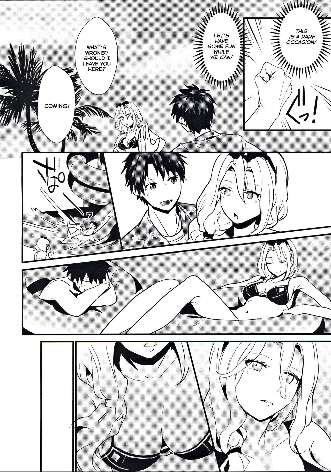 (C97) [Kanpan Koujou (Inui Panko)] POOL SIDE MIRAGE (Fate/Grand Order) [English] [NHNL]