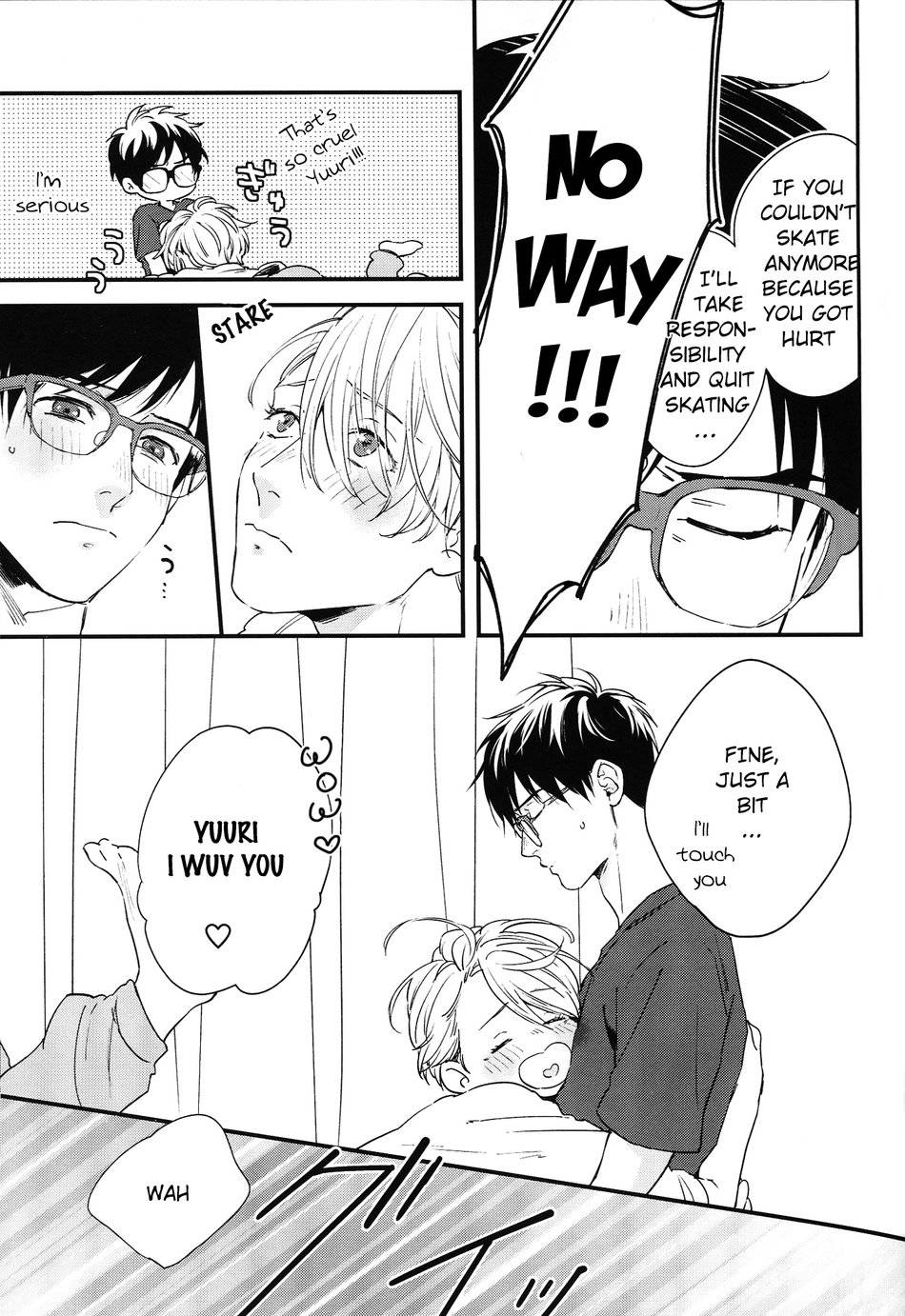 (C92) [OJmomo (yoshi)] Love Me, Touch Me (Yuri!!! on ICE) [English]