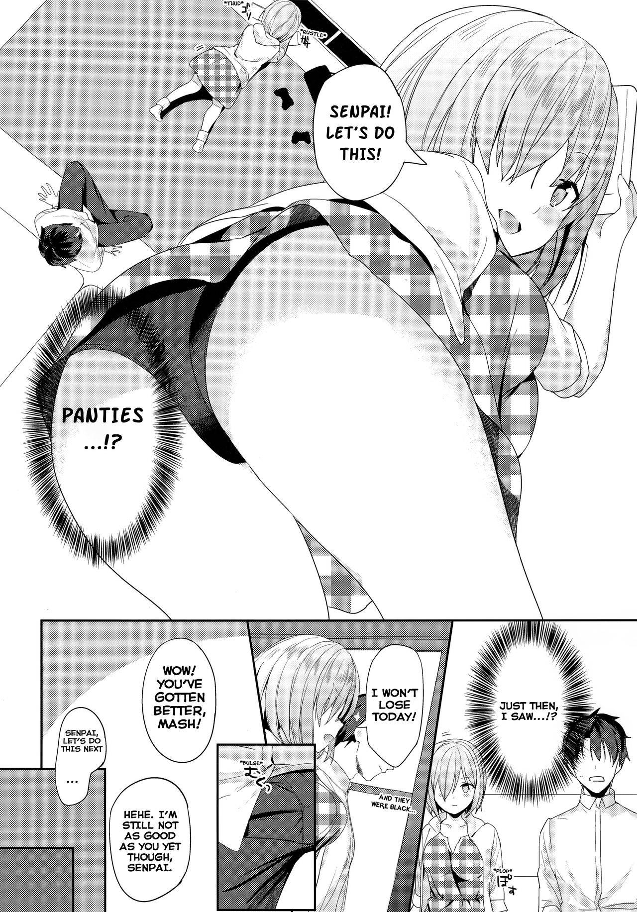 (C94) [Momiji Oroshi (Nanotaro)] Mash wa Senpai ni Chikazukitai! | Mash Wants to Be Intimate With Senpai! (Fate/Grand Order) [English] [c722435]