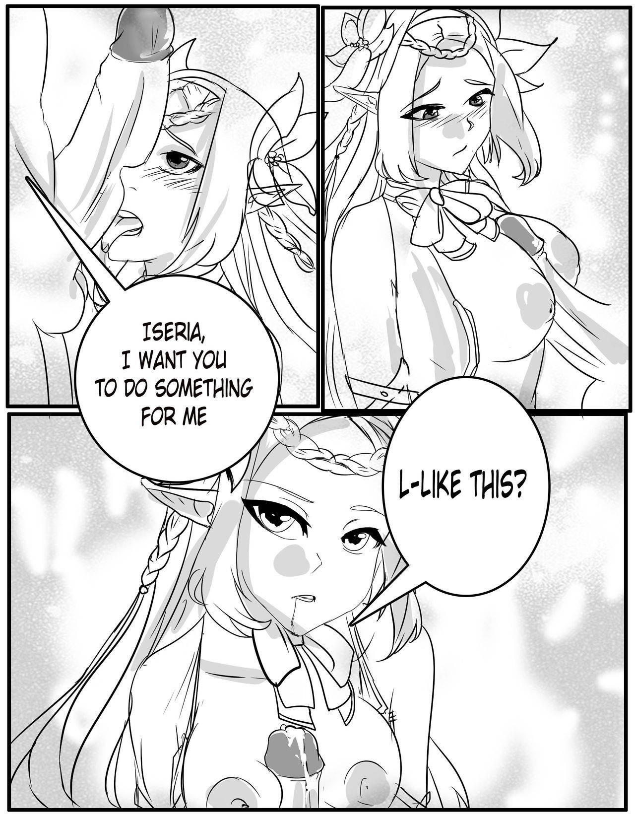 A curious elf [an epic 7 doujin] [english]