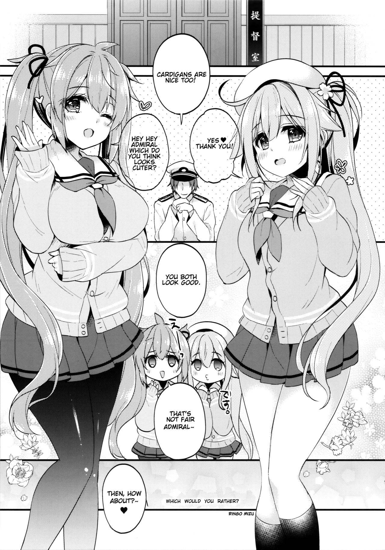 (C97) [Apple Water (Ringo Sui)] Docchi ga Suki Nano? | Which Would You Rather? (Kantai Collection -KanColle-) [English] [MostProbablyNotChris]