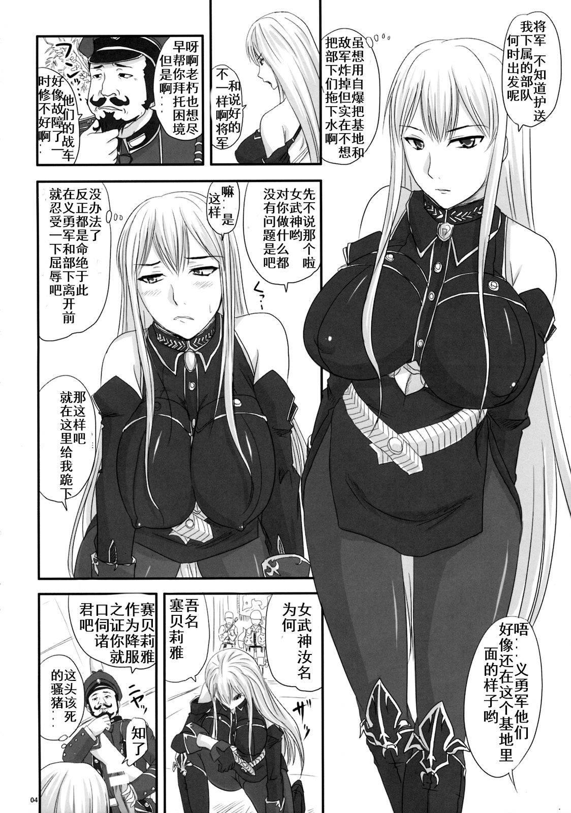 (COMIC1☆3) [Nozarashi (Nozarashi Satoru)] Senjou no Valkyria Dase, Selvaria no Naka ni (Valkyria Chronicles) [Chinese] [鹦鹉个人汉化]