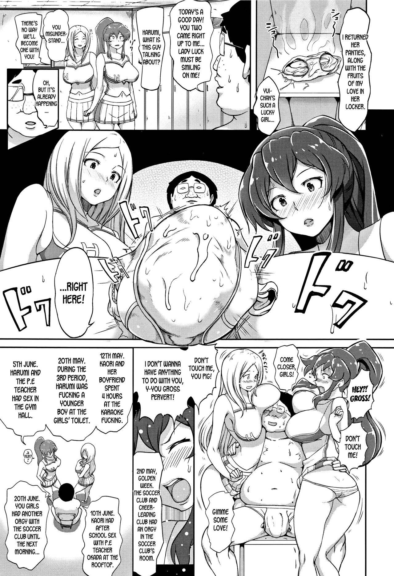 [Ao Madousi] Inshuu Cheer Girl | Lewd Scent Cheer Girls (Wakeari Rankou Haraminex!) [English] [desudesu]