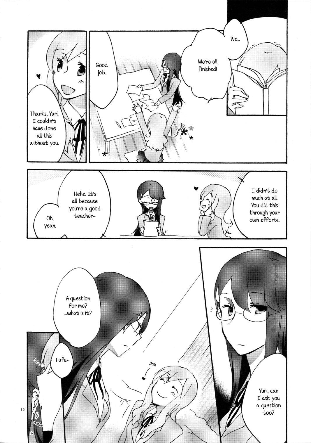 (C79) [Niratama (Sekihara Umina)] Yuri to Issho ni Obenkyou. | Studying Together with Yuri. (Heartcatch Precure!) [English] [BunnyScans]