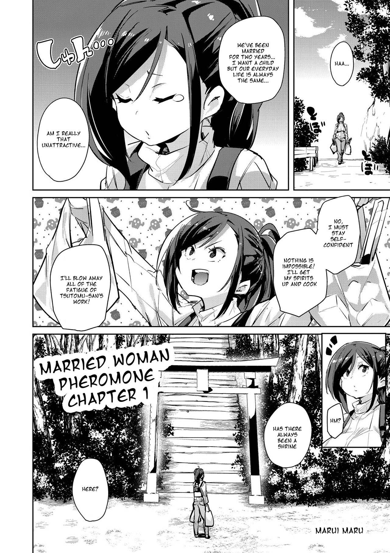 [Marui Maru] Hitozuma Pheromone Ch. 1-2 | Married Woman Pheromone Ch. 1-2 [English] [Digital]