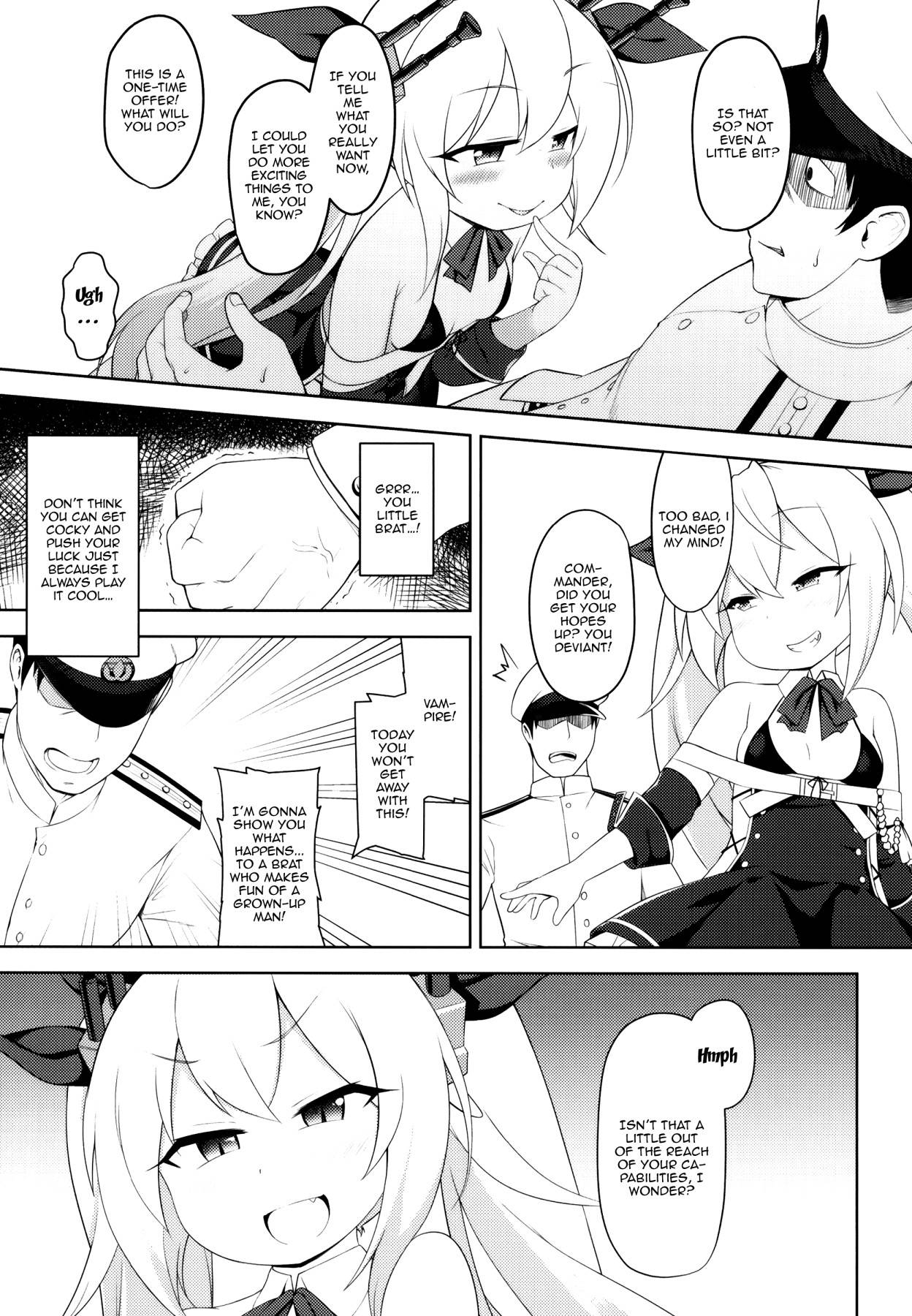 (C97) [Yusei Haguruma (Victanyas)] Namaiki Kuchikukan Wakarase Challenge | I'll Make You Understand Challenge (Azur Lane) [English] {Doujins.com}