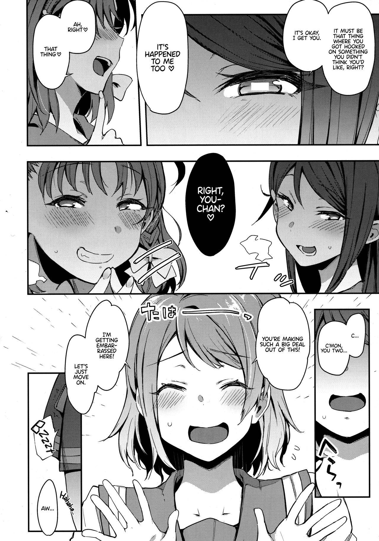 (C94) [Inbou no Teikoku (IN-KA of the Dead)] Roonabe Uraaka Yousoro | Exhibitionist Masturbation Side Watanabe: Aye aye, MyFans  (Love Live! Sunshine!!) [English] [WataTL]