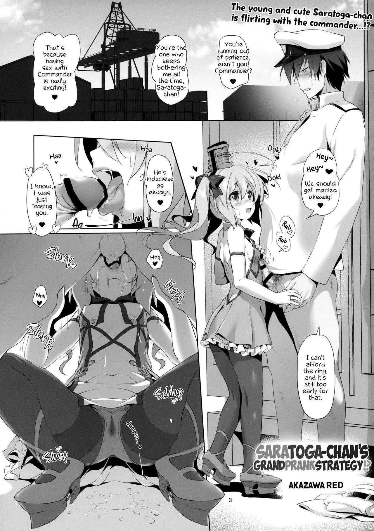 (C95) [KAMINENDO.CORP (Akazawa RED)] Saratoga-chan no Itazura Daisenryaku!? | Saratoga-chan's Grand Prank Strategy!? (Azur Lane) [English] [EHCOVE]