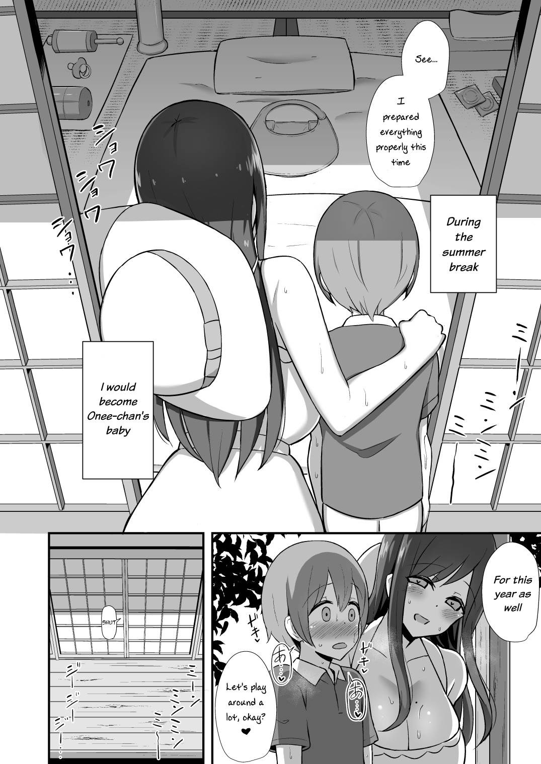 [Starmine18 (HANABi)] Shiro OnePi Onee-san to Babubabu Inaka Ecchi [English] [Digital]