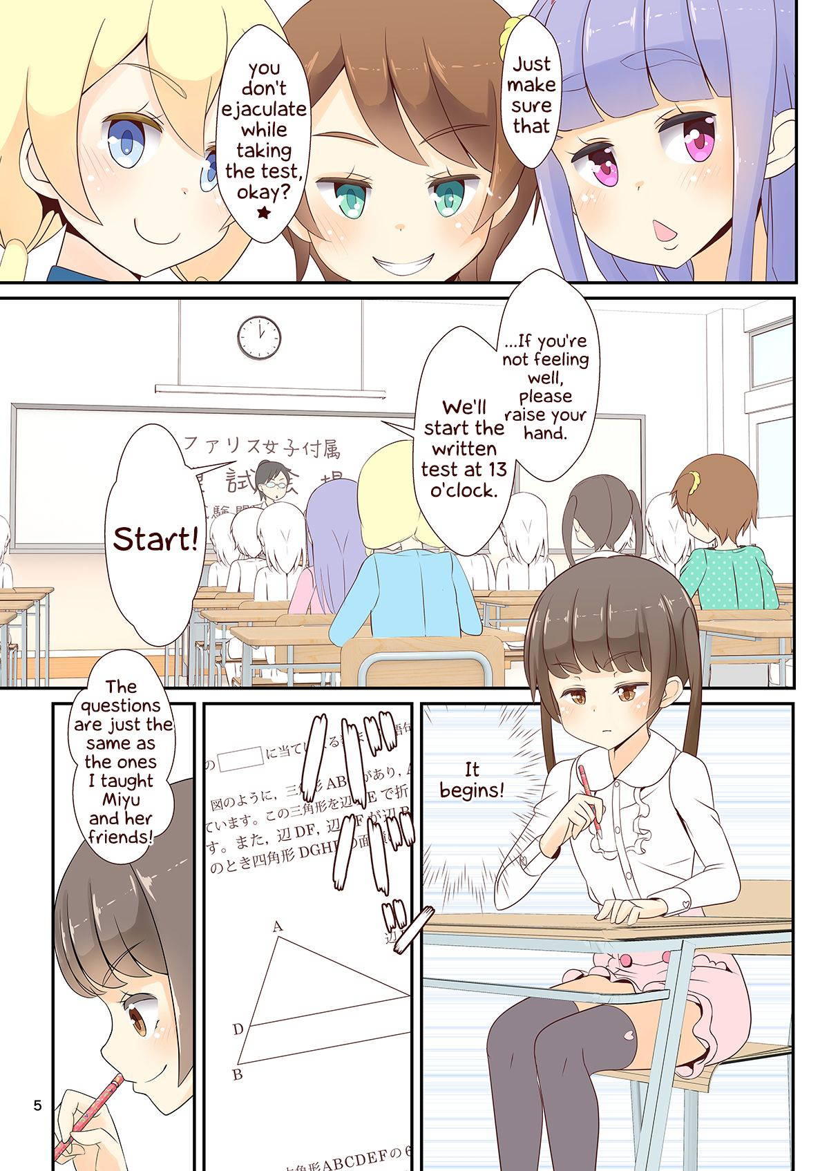 [Manaita] Sensei! Mogi Shiken de Jojisou Shitemite! | Sensei! Try dressing up like a little girl in a Mock Exam! [English] [Godofloli] [Digital]