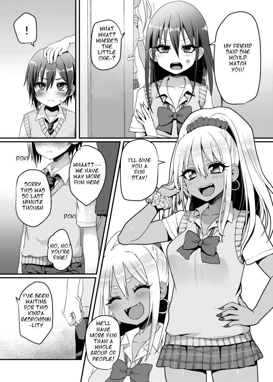 [Koneko Gumi (Poron)] Kuro Gal-chan to Masegaki no Ecchi na Otomarikai [English] [Kaijuko] [Digital]